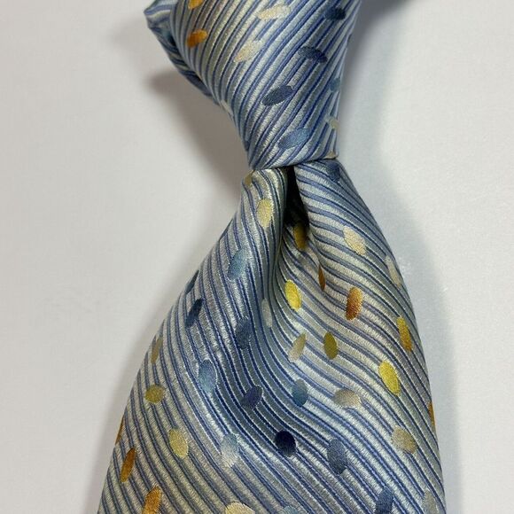 VITALIANO PANCALDI Men's 100% Silk Necktie ITALY Abstract Colorful MultiColor - Picture 3 of 10